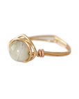 Simple Birthstone Ring - Peruvian Opal Designs by Nature Gems