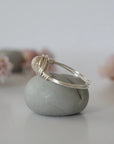 Simple Birthstone Ring - Peruvian Opal Designs by Nature Gems