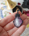 AURA FOUNDATION COLLECTION - Amethyst Crystal Necklace Designs by Nature Gems
