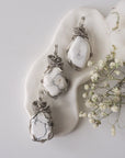 (NEW) White Howlite Pendant - Necklace Designs by Nature Gems