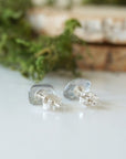 Raw Labradorite Stud Earrings DesignsbyNatureGems