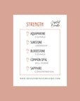 Strength Crystals - Bundle Bags Designs by Nature Gems