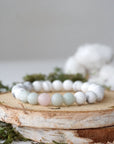 White Howlite Bracelet - Calming Unicorn Bracelet DesignsbyNatureGems