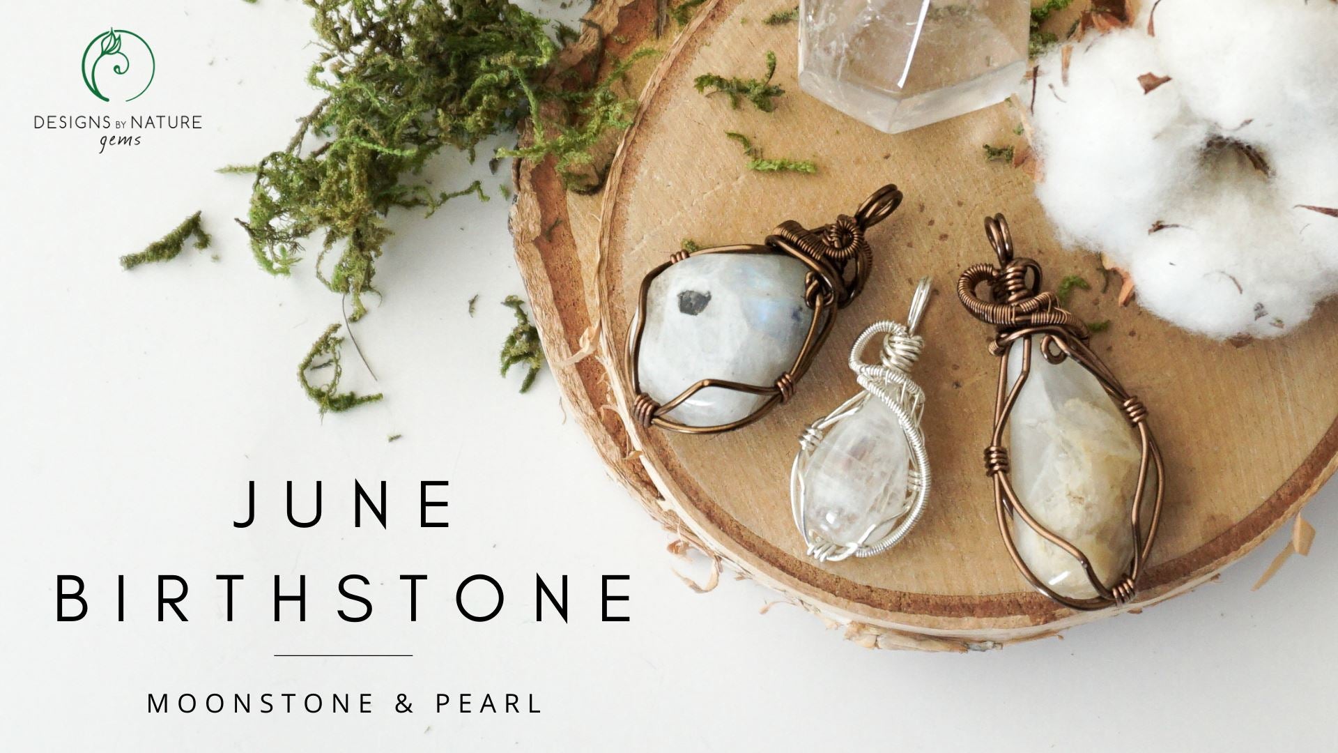 June Birthstone: Moonstone and Pearl