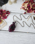 Obsidian Wrap – Black & Pink Setting | Aura Collection Obsidian Guardian