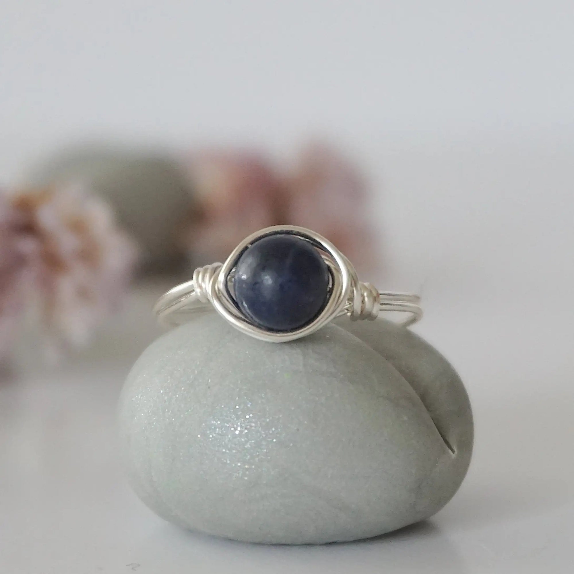 Simple Birthstone Ring - Sapphire DesignsbyNatureGems