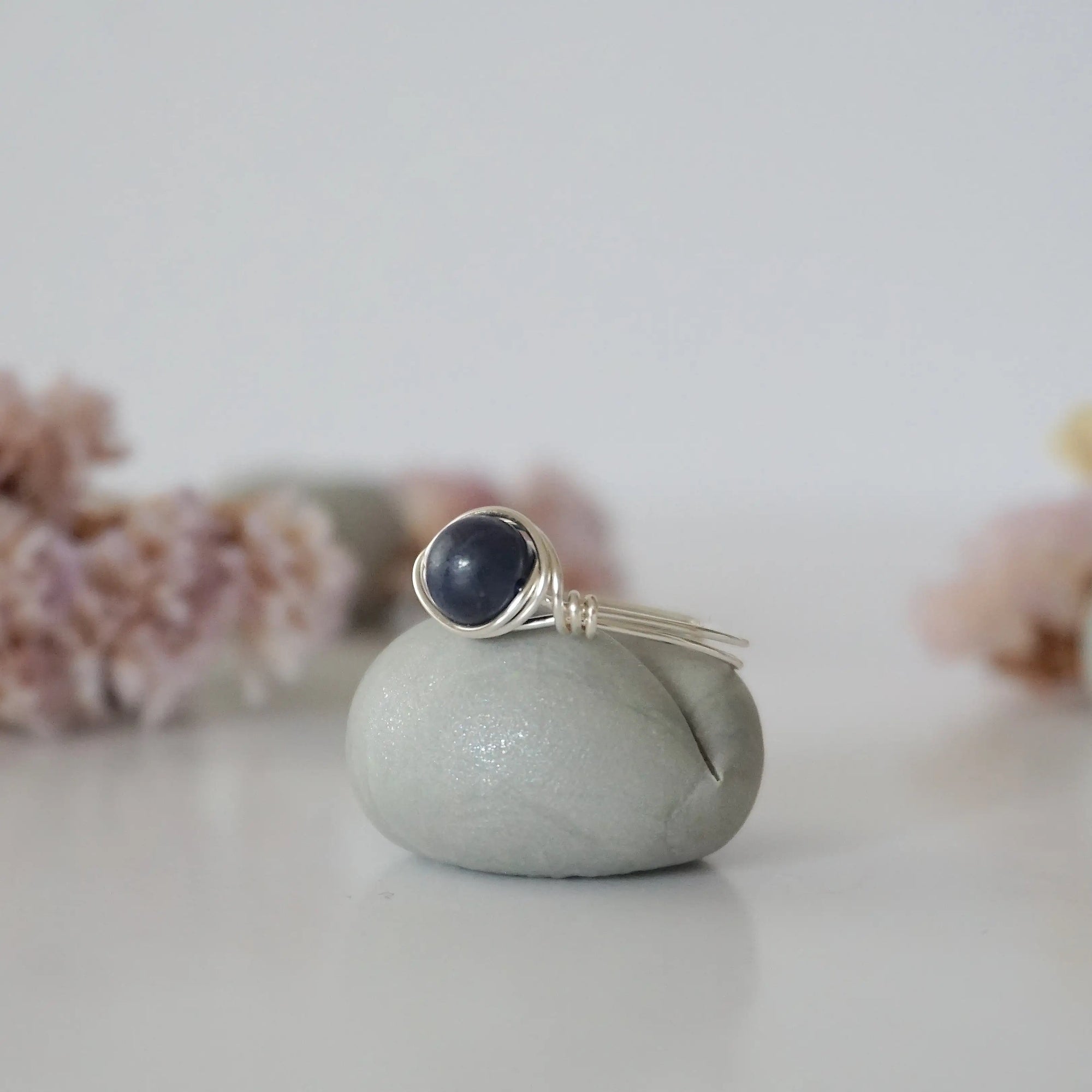 Simple Birthstone Ring - Sapphire DesignsbyNatureGems