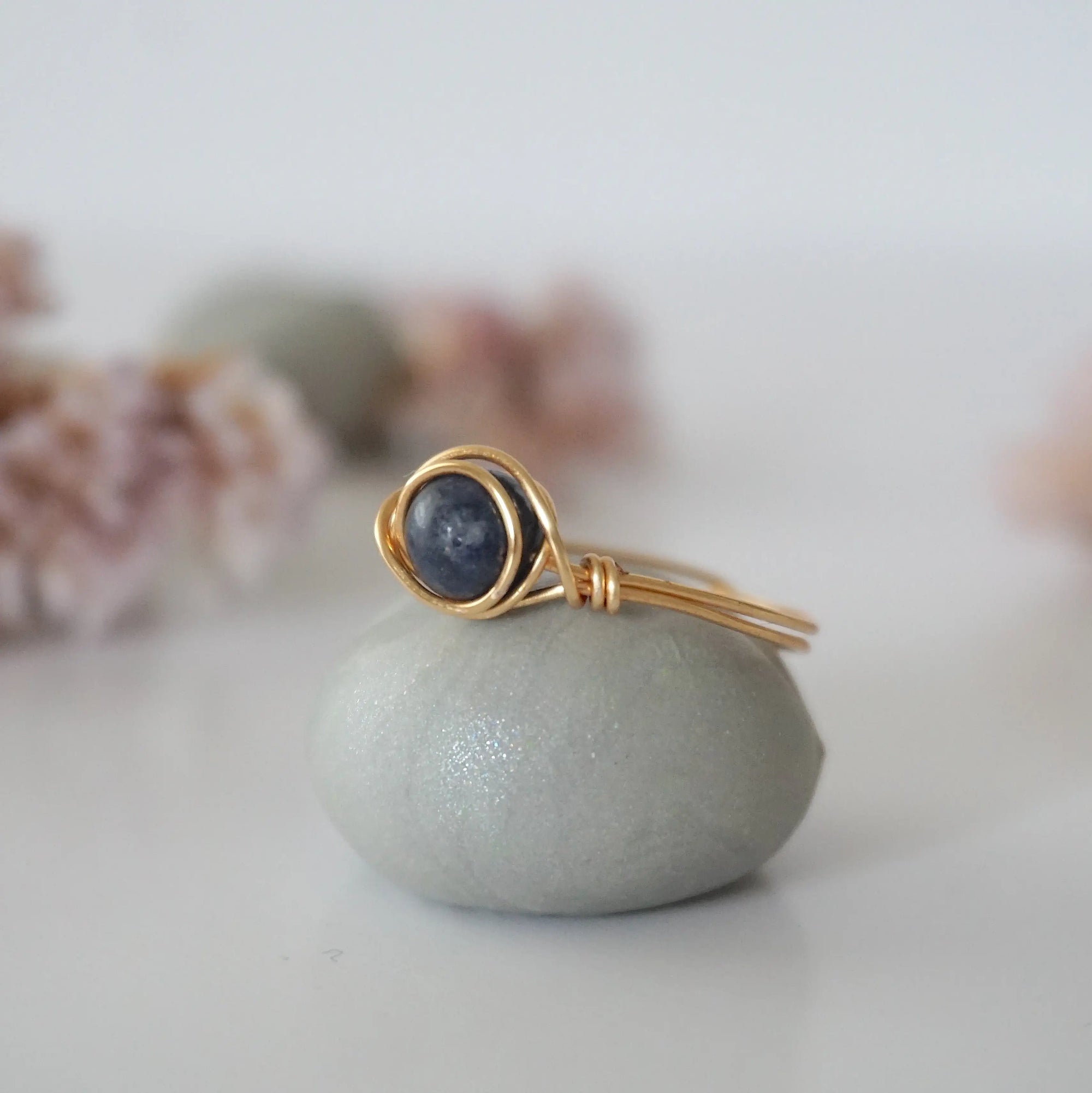 Simple Birthstone Ring - Sapphire DesignsbyNatureGems