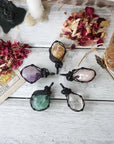 AURA FOUNDATION COLLECTION - Clear Quartz Crystal Necklace Designs by Nature Gems