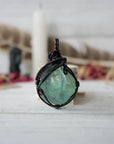 AURA FOUNDATION COLLECTION - Green Fluorite Crystal Necklace Designs by Nature Gems