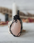 AURA FOUNDATION COLLECTION - Rose Quartz Crystal Necklace Designs by Nature Gems