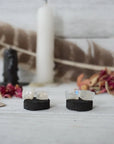 AURA STUD EARRINGS COLLECTION - Rainbow Moonstone Crystal Earrings Designs by Nature Gems