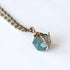 Bloodstone Healing Crystal Charm Necklace - March Birthstone Necklace DesignsbyNatureGems