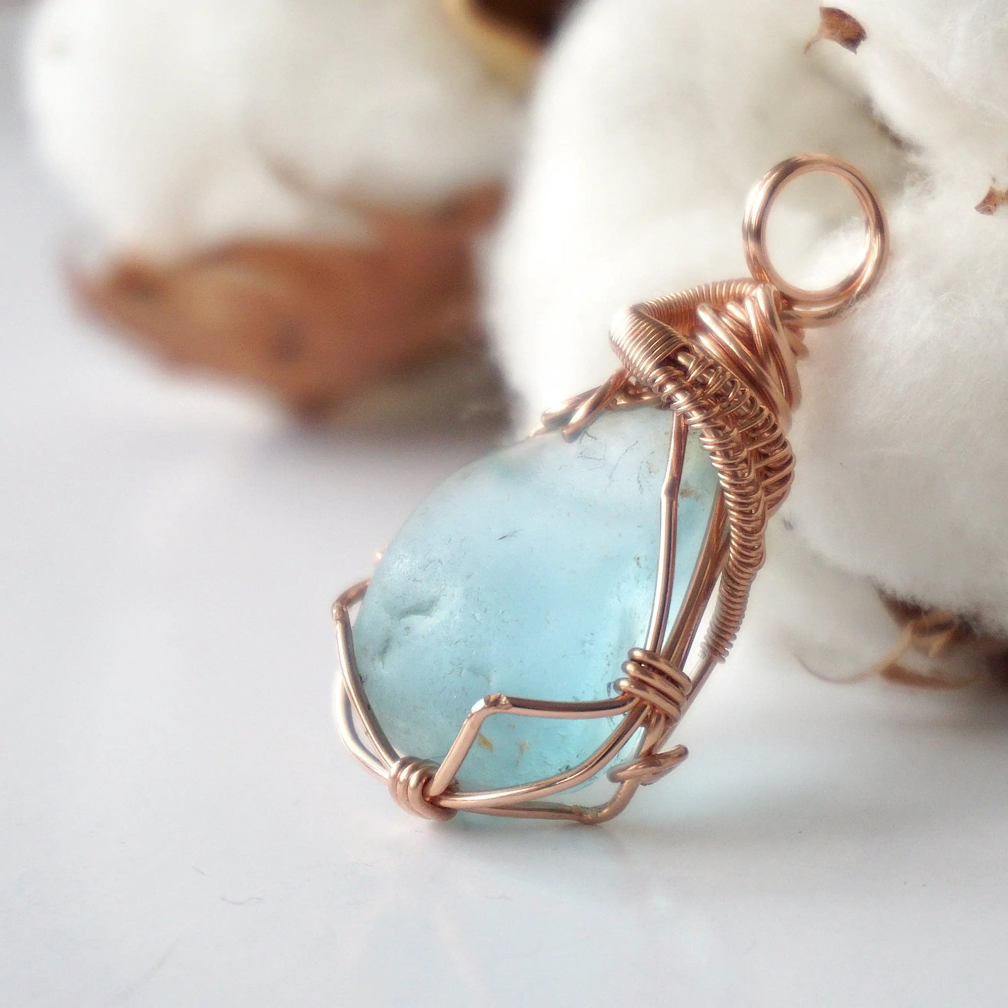 Blue Topaz - Rose Gold Designs by Nature Gems