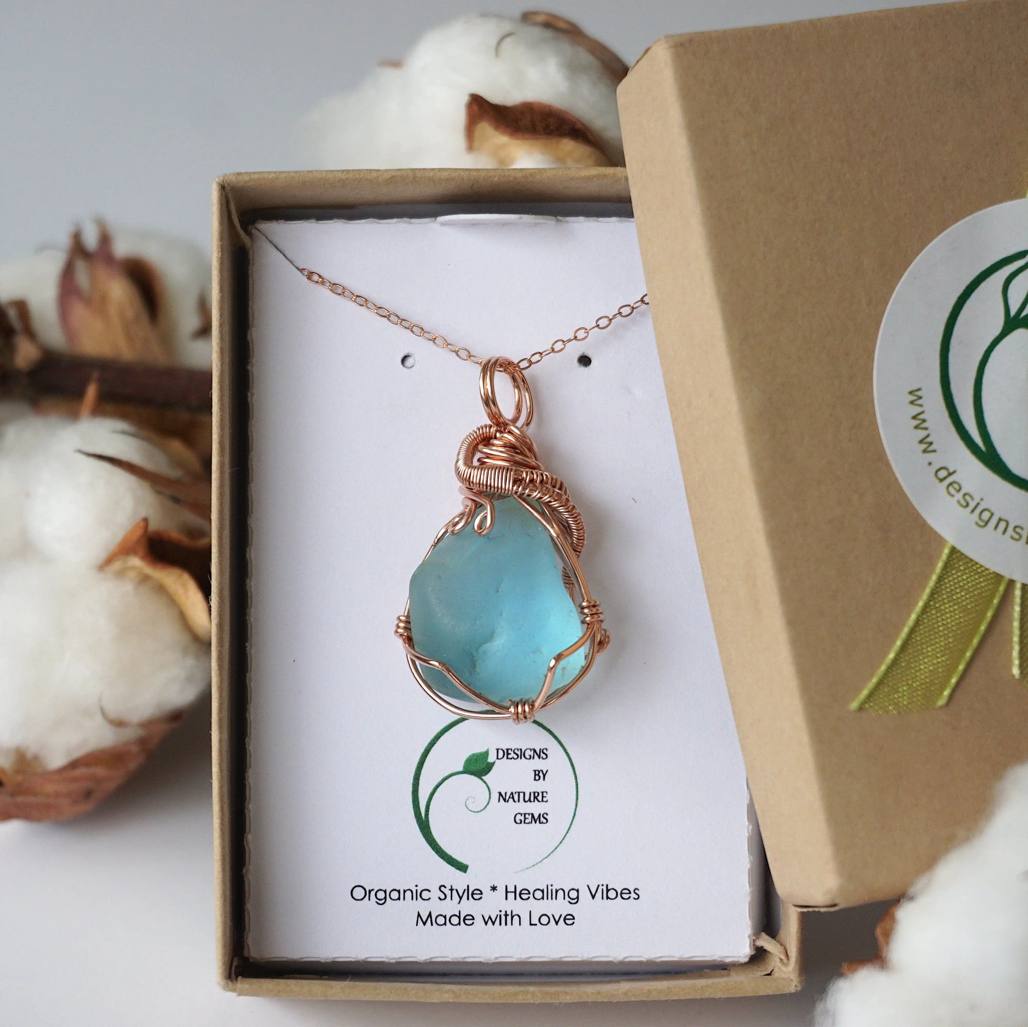 Blue Topaz - Rose Gold Designs by Nature Gems