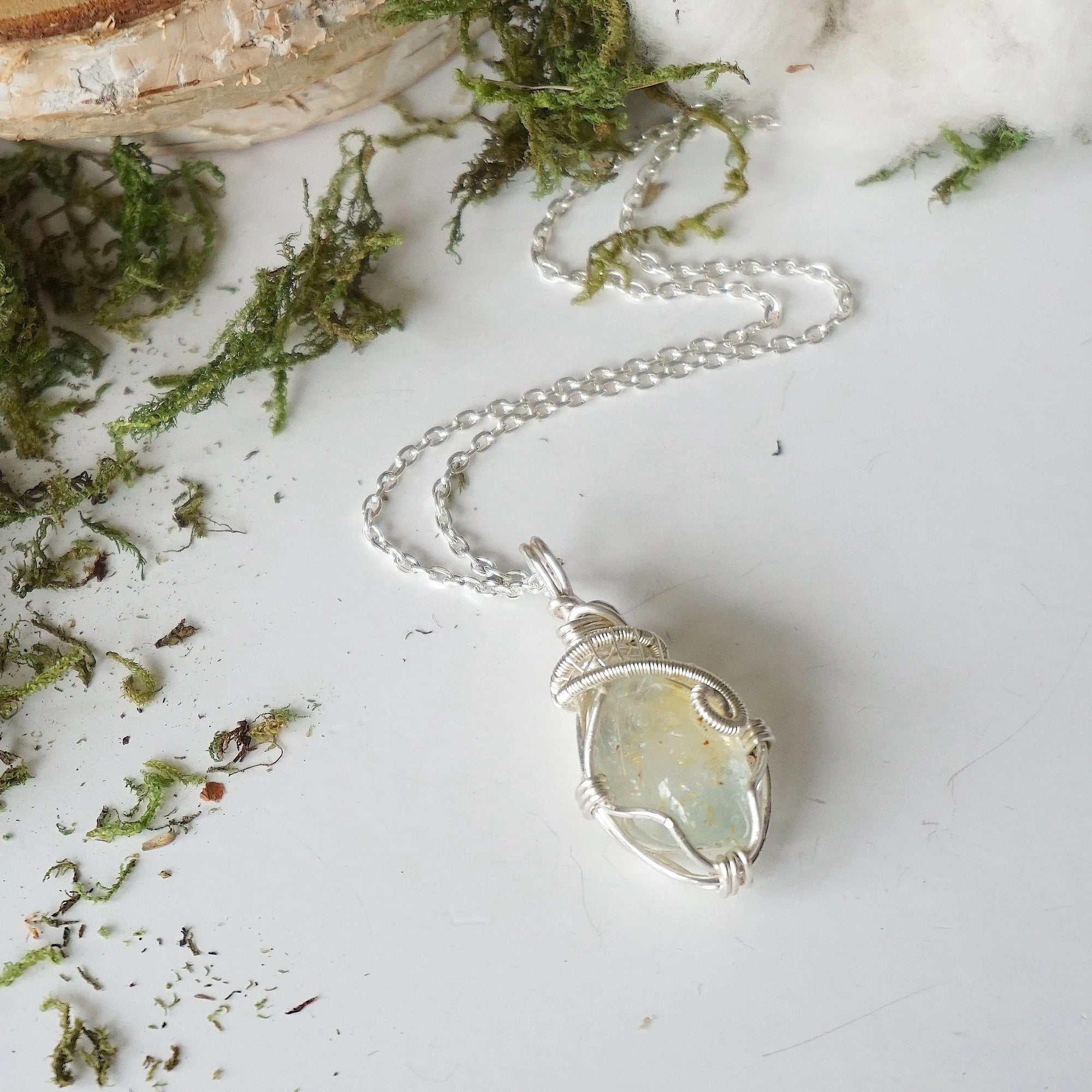 Blue Topaz - Sterling Silver Plated Designs by Nature Gems
