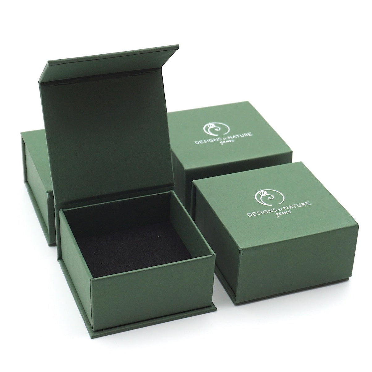 Designs by Nature Gems jewelry gift box — raw peridot adjustable ring for women in 925 sterling silver, handcrafted August birthstone crystal ring, Toronto artisan jewelry