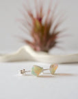 Fire Opal Stud Earrings DesignsbyNatureGems