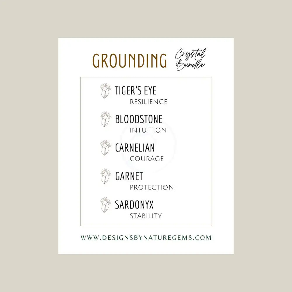 Grounding Crystals - Bundle Bags Designs by Nature Gems