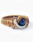 Natural Black Opal Ring - October Birthstone DesignsbyNatureGems