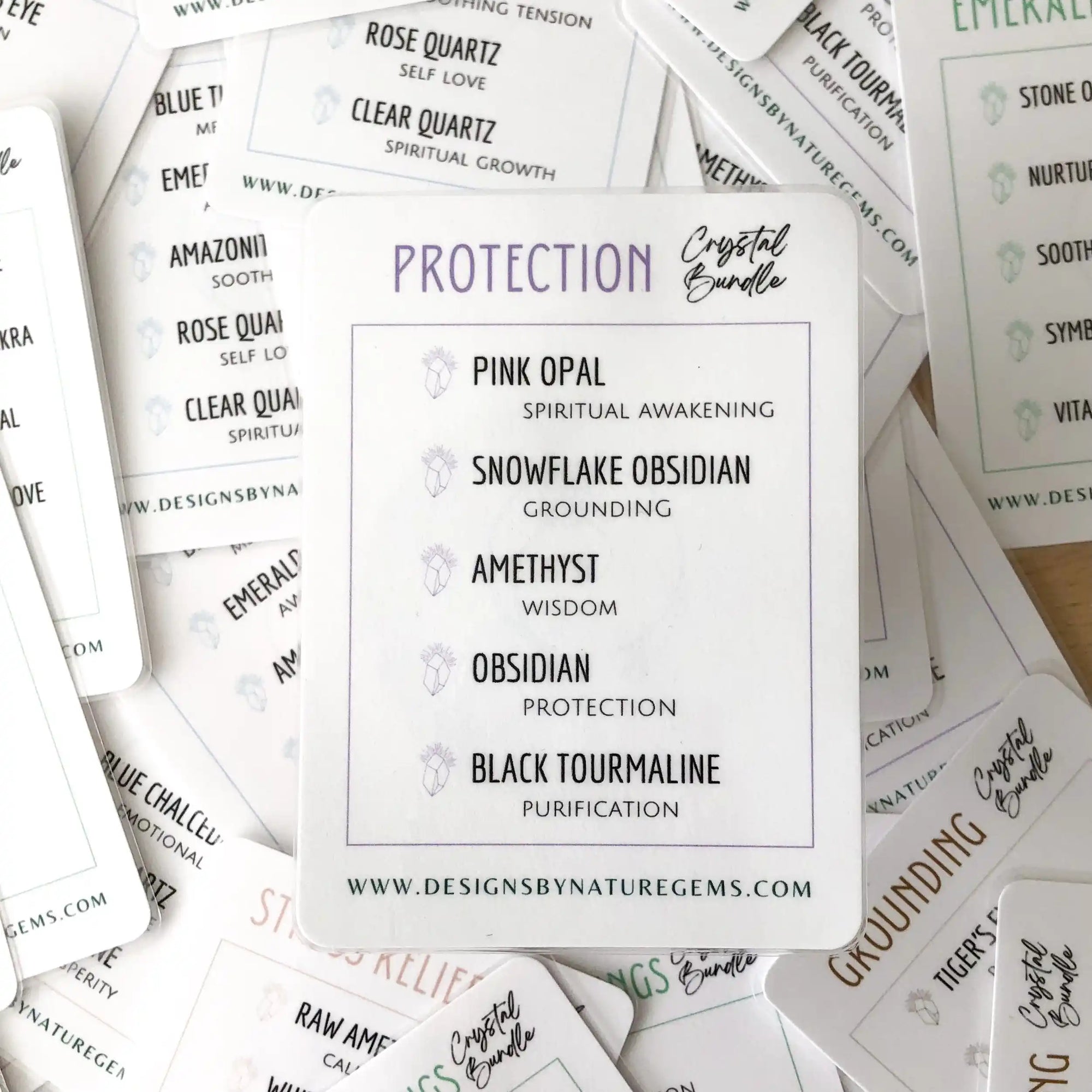 Protection Crystals - Bundle Bags Designs by Nature Gems