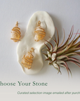 Natural citrine crystal variation showing three different raw unpolished stones - size shape color texture differences unique one of a kind citrine necklace pendants
