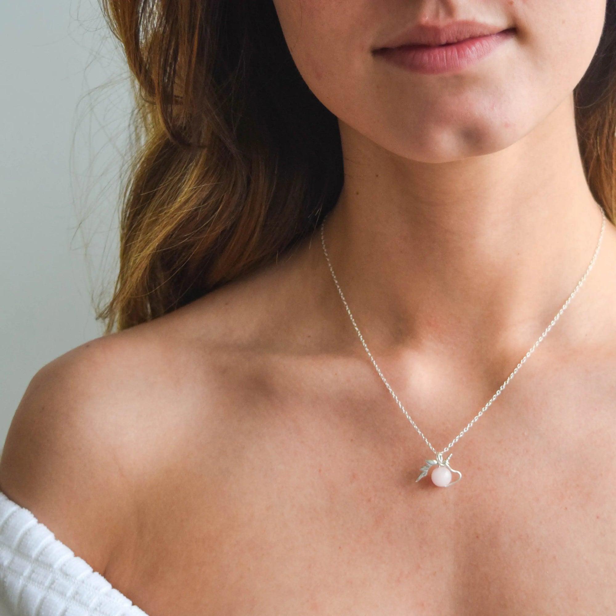 Rose Quartz Unicorn Necklace – Italian Sterling Silver DesignsbyNatureGems