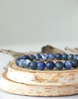 Sodalite Healing Crystal - Mala Bracelet DesignsbyNatureGems