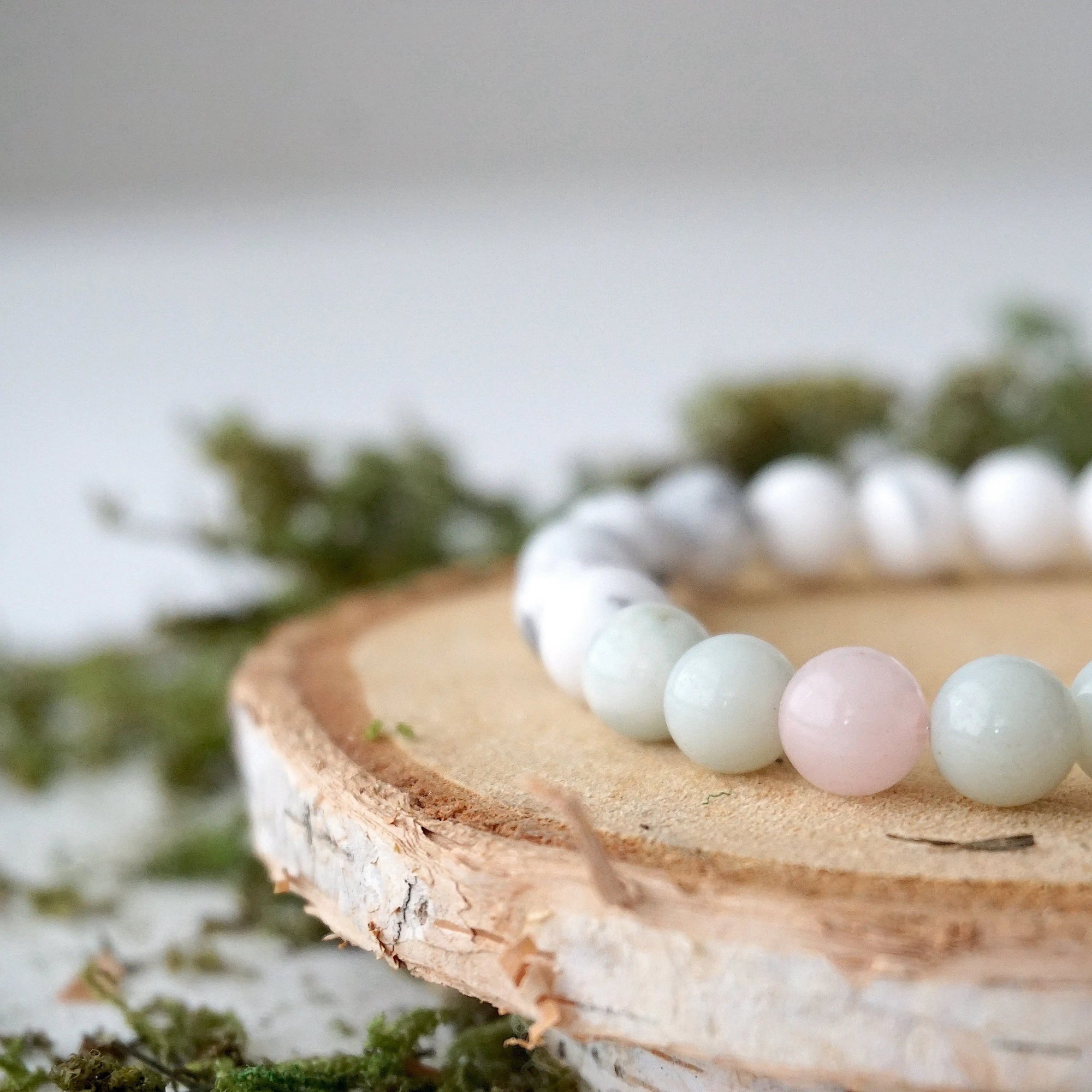 White Howlite Bracelet - Calming Unicorn Bracelet DesignsbyNatureGems